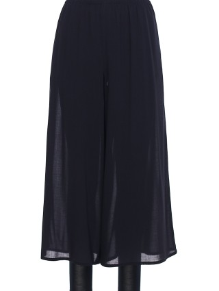 Тёмно-синие брюки MAX MARA: фото - Invogue